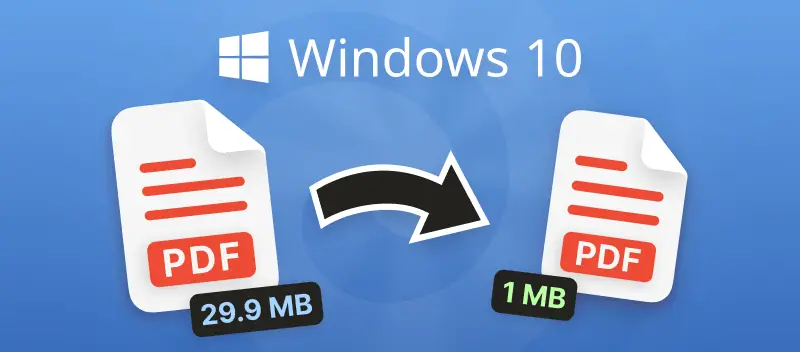 Hur Komprimerar man en PDF-fil i Windows 10?